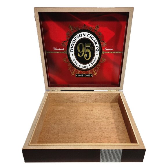 RARE Collectible Thompson Cigar Co 95th Anniversary Edition Cigar Box - Picture 3 of 14